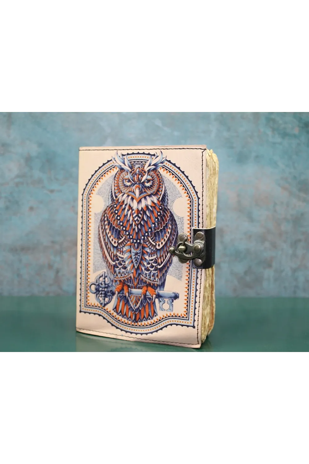 Baykuşlu Deri Defter (1 Adet) Seçenek 3