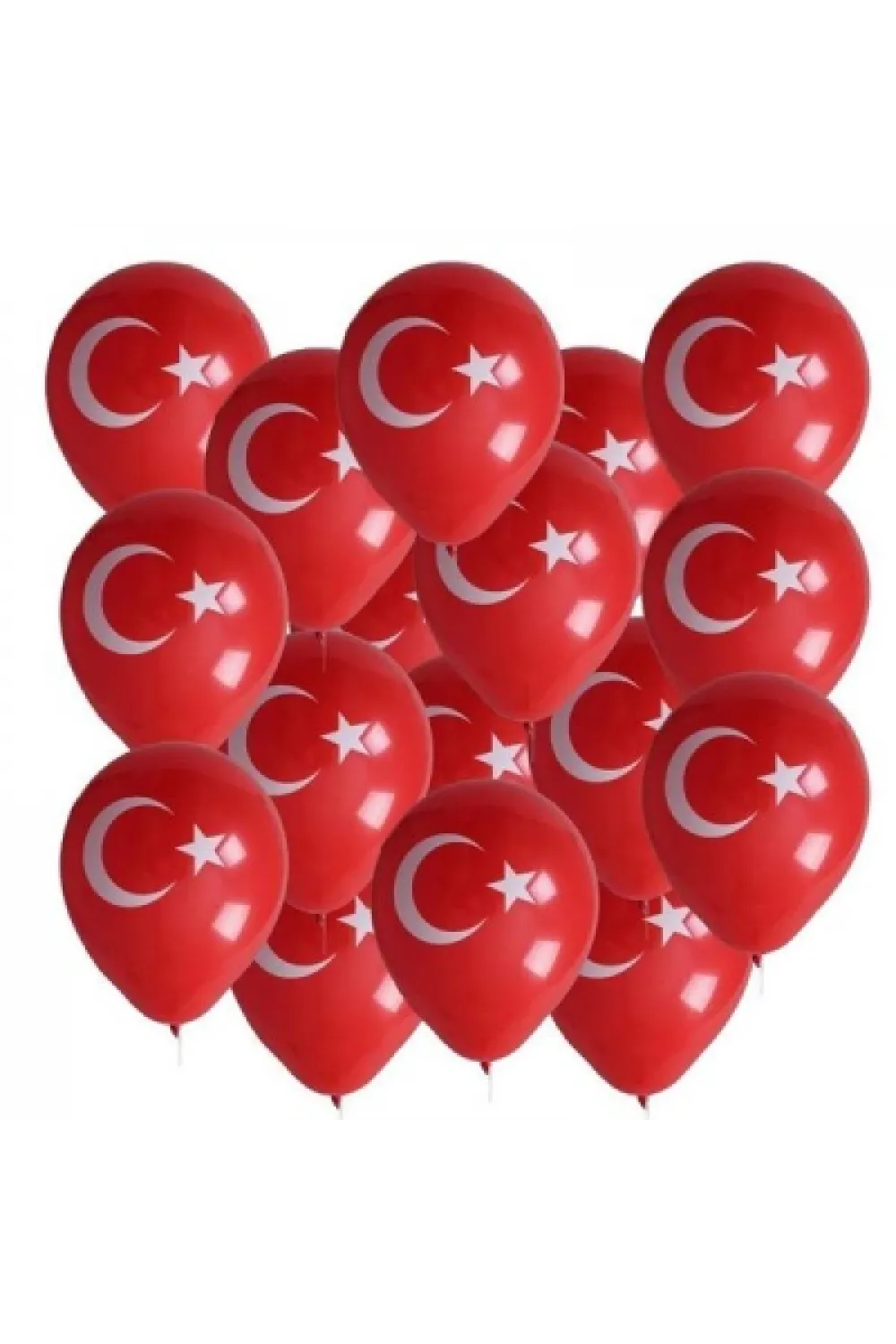 Bayraklı Balon 12inc 100 Parça