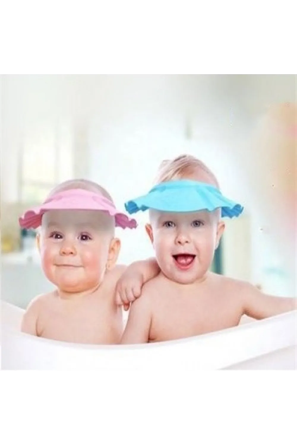 Bebek Banyo Şapkası Pembe