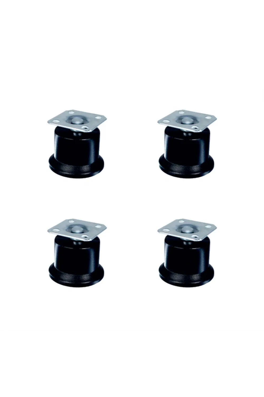 Bekleme Bingo Ayak Tablalı - 50MM - Siyah HKS280 - 4 Adet