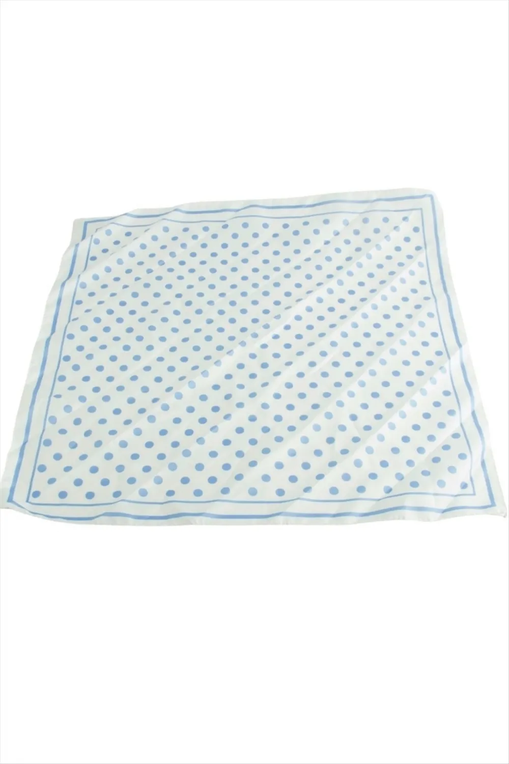 Benek Desenli Zr Saten Fular 50*50 cm