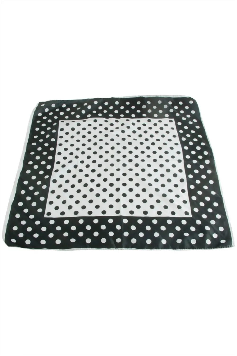 Benekli Desenli Zr Saten Fular 50*50 cm