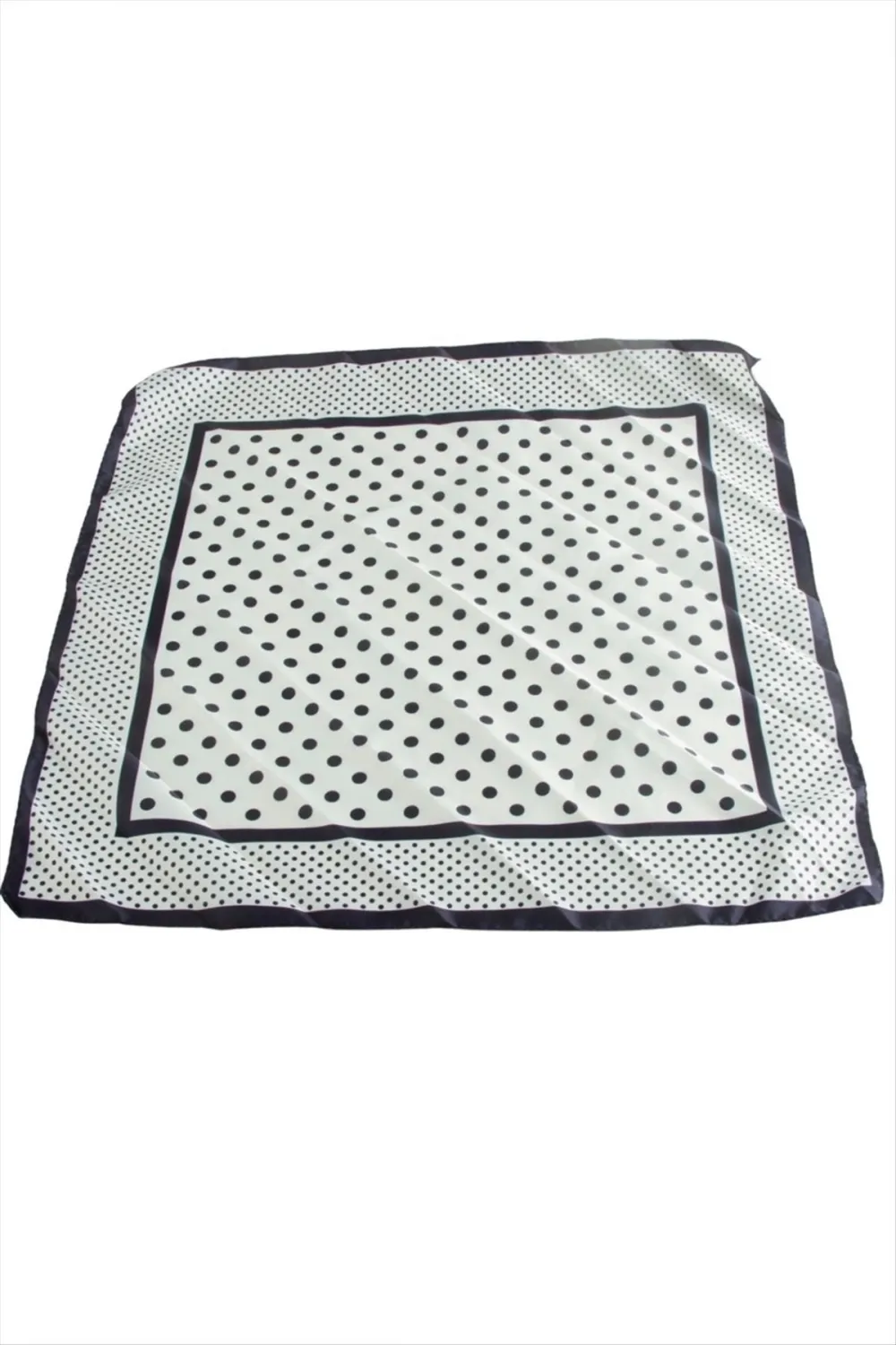 Benekli Zr Saten Fular 50*50 cm