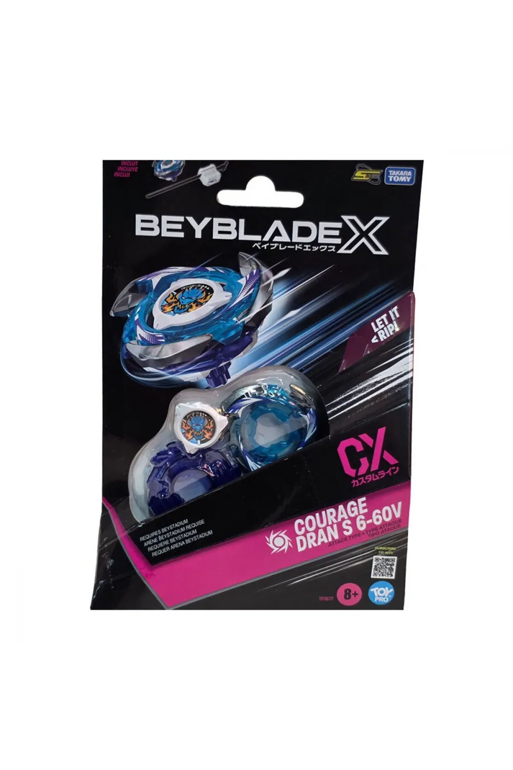 BEY25000 Beyblade Tekli Set X CX Courage Dran S 6-60V - TP1677