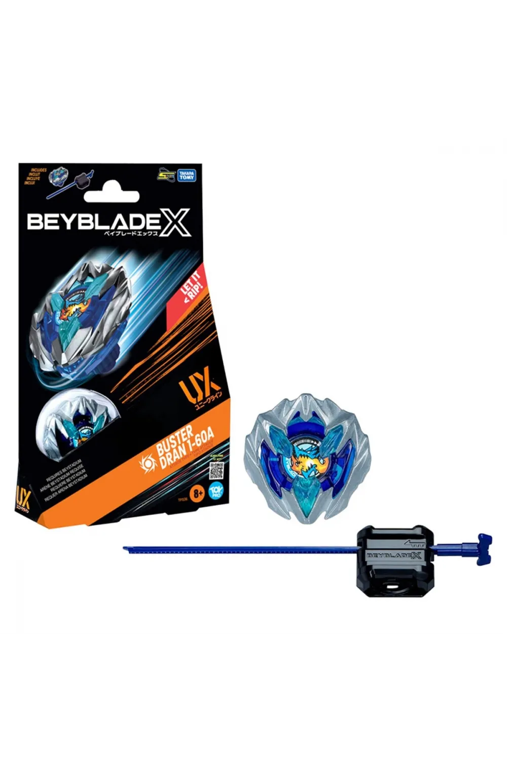 BEY28000 Beyblade Tekli Set X UX Buster Dran 1-60A - TP1536