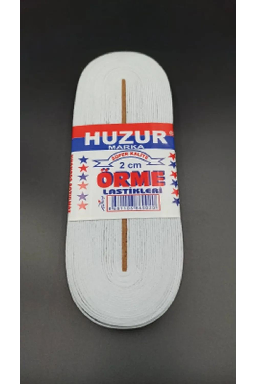 Beyaz - 2cm Paça Lastik Yassı Geniş 10mt