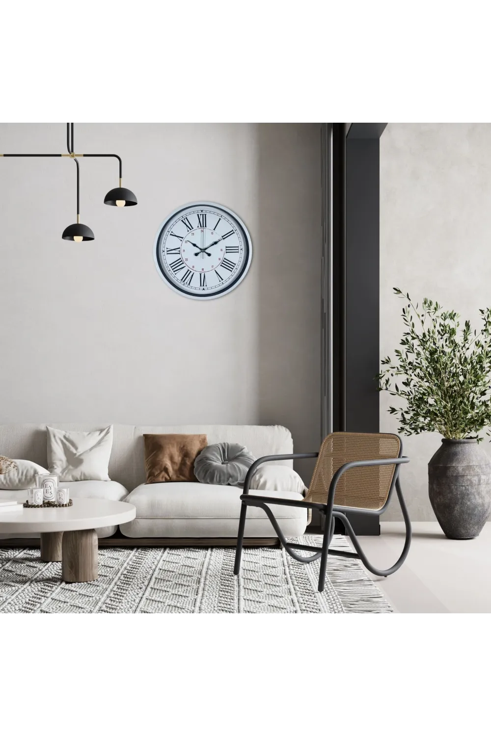 Beyaz 36 Cm Standart Duvar Saati
