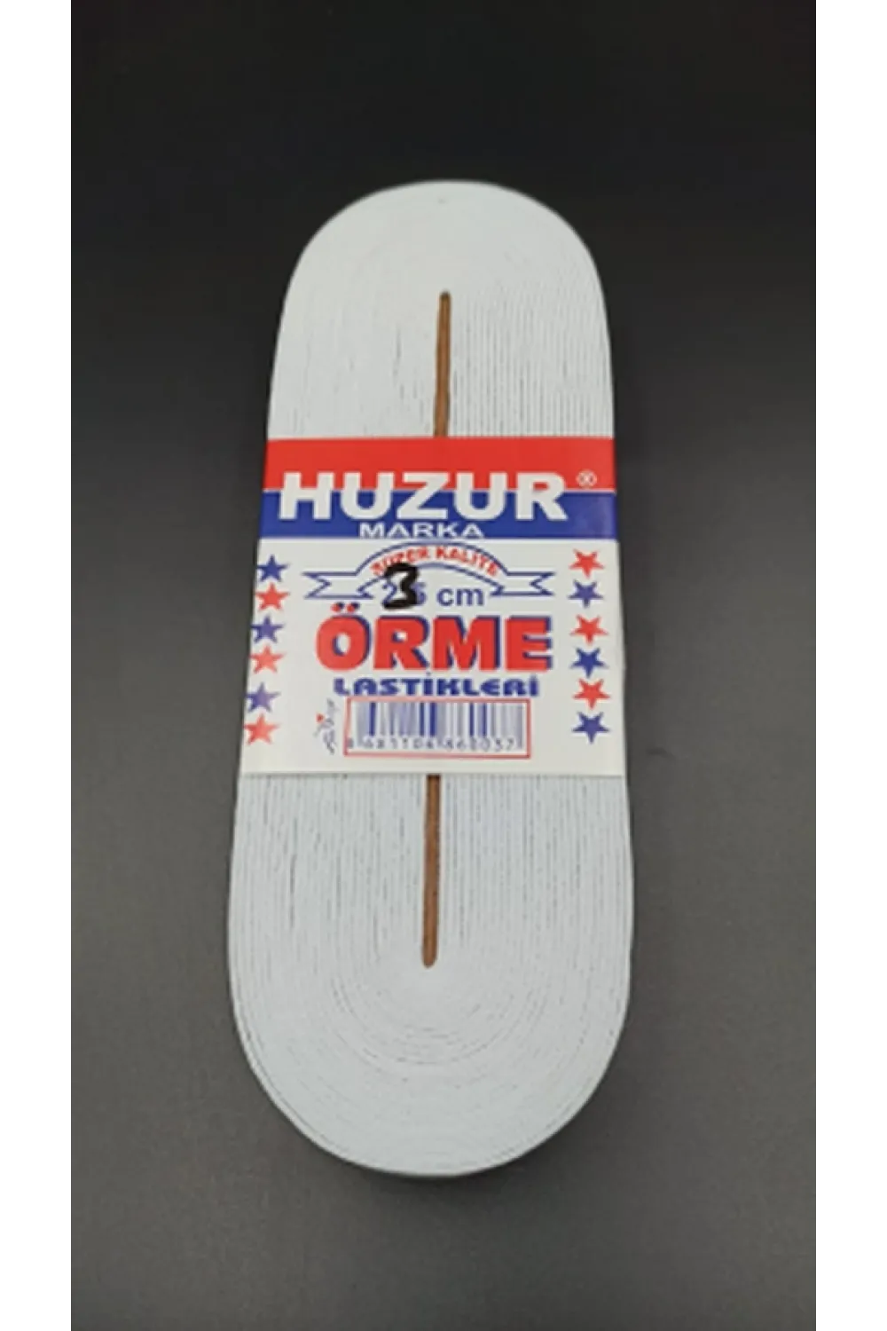 Beyaz - 3cm Paça Lastik Yassı Geniş 10mt.