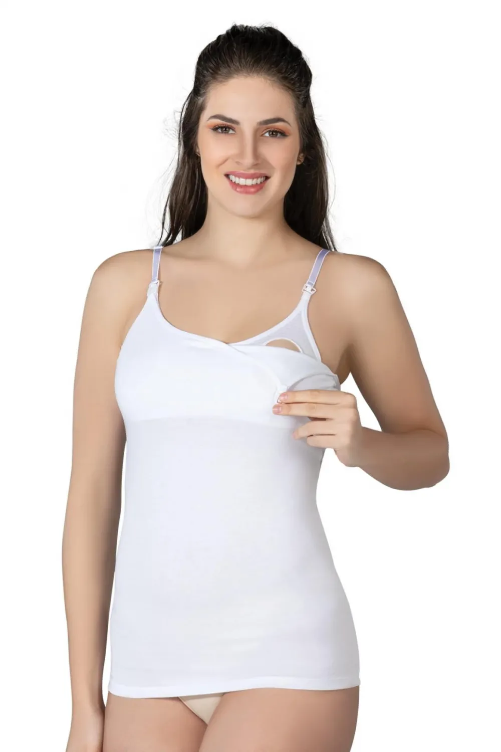 ieg™ BEYAZ MI  1414 Modal Cotton Emzirme Atlet