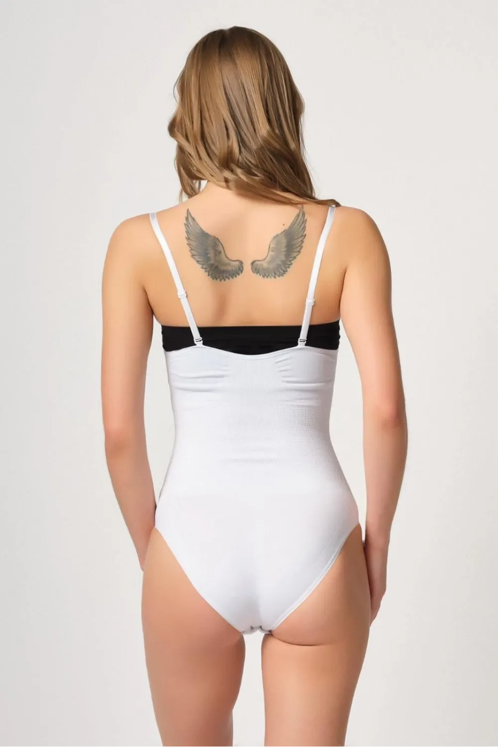 ieg™ BEYAZ MI  2043 Göğsü Açık Agraflı Body Korse