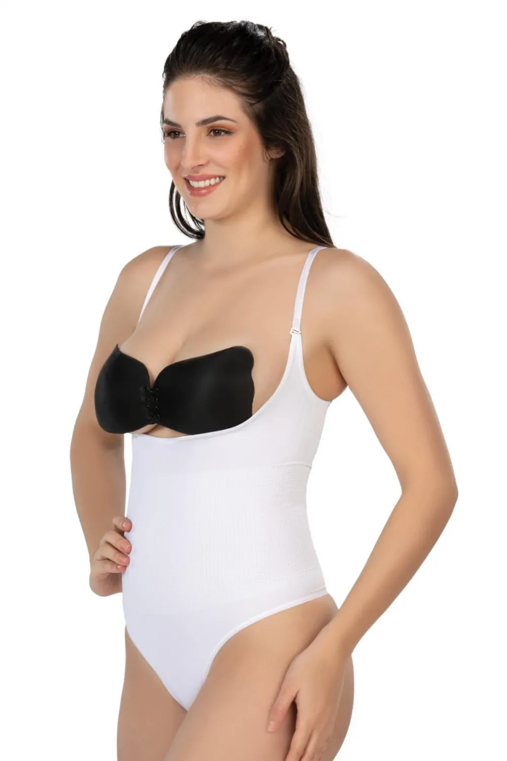 ieg™ BEYAZ MI  2076 Göğüsü Açık String Body Korse