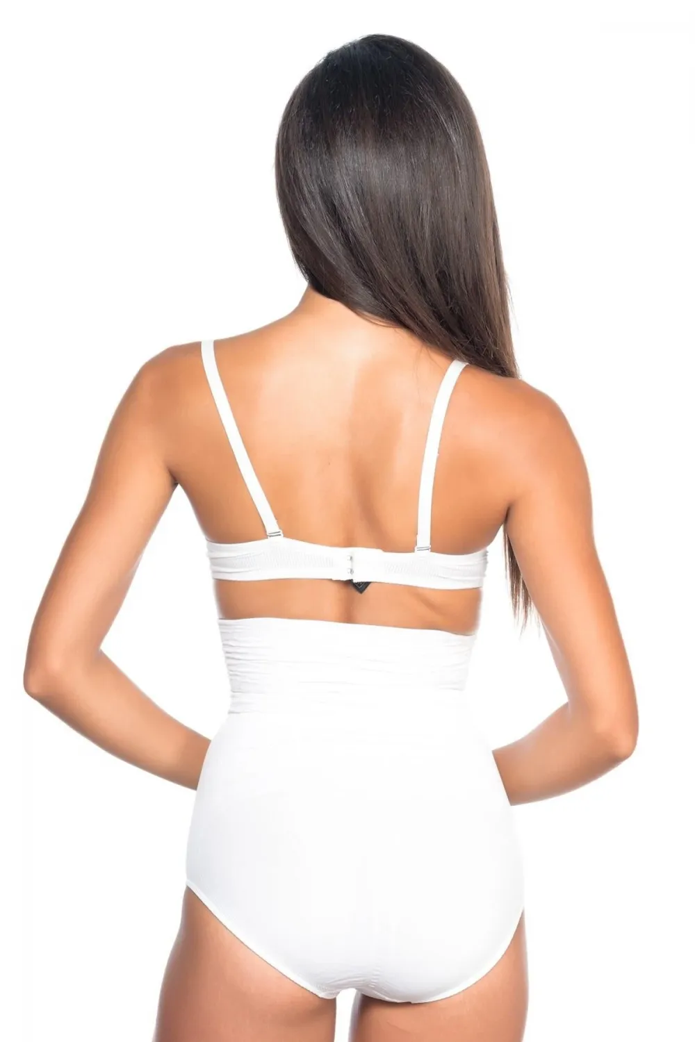 ieg™ BEYAZ MI  2079 Yüksek Bel Desenli Double Slip Korse