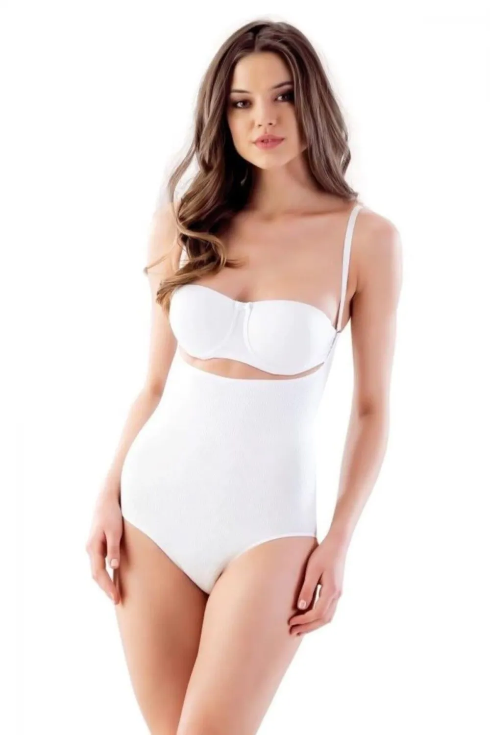 ieg™ BEYAZ MI  2811 Göğsü Açık Slip Boy Lazer Korse