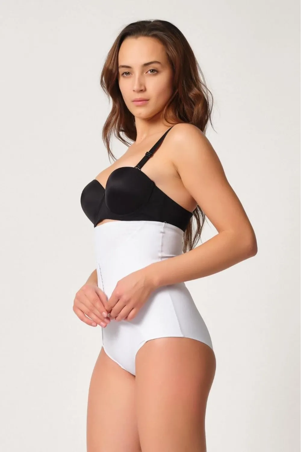 ieg™ BEYAZ MI  2932 Double Karın Agraf Destekli Slip Lazer Korse