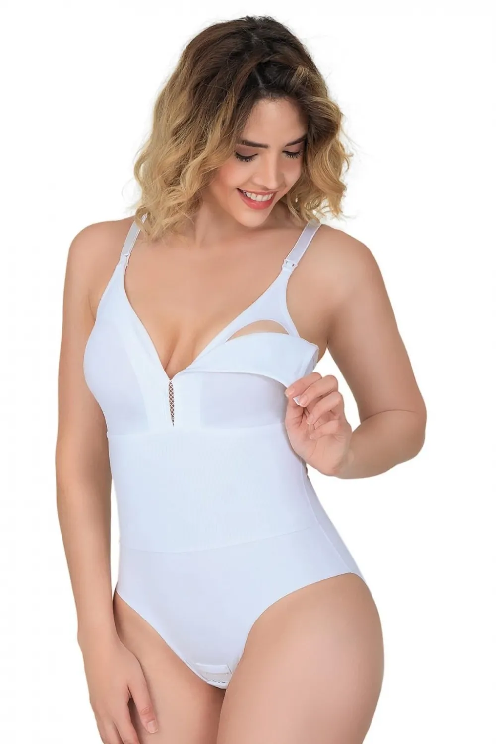 ieg™ BEYAZ MI  2944 Sırt Destekli Badi Emzirme Korse