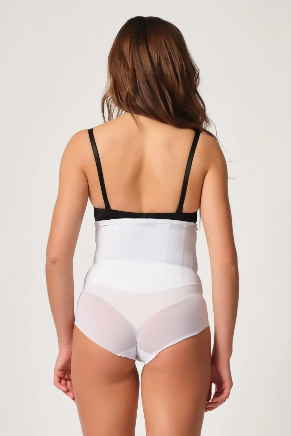 ieg™ BEYAZ MI  2945 Tül Karyokalı Slip Lazer Korse