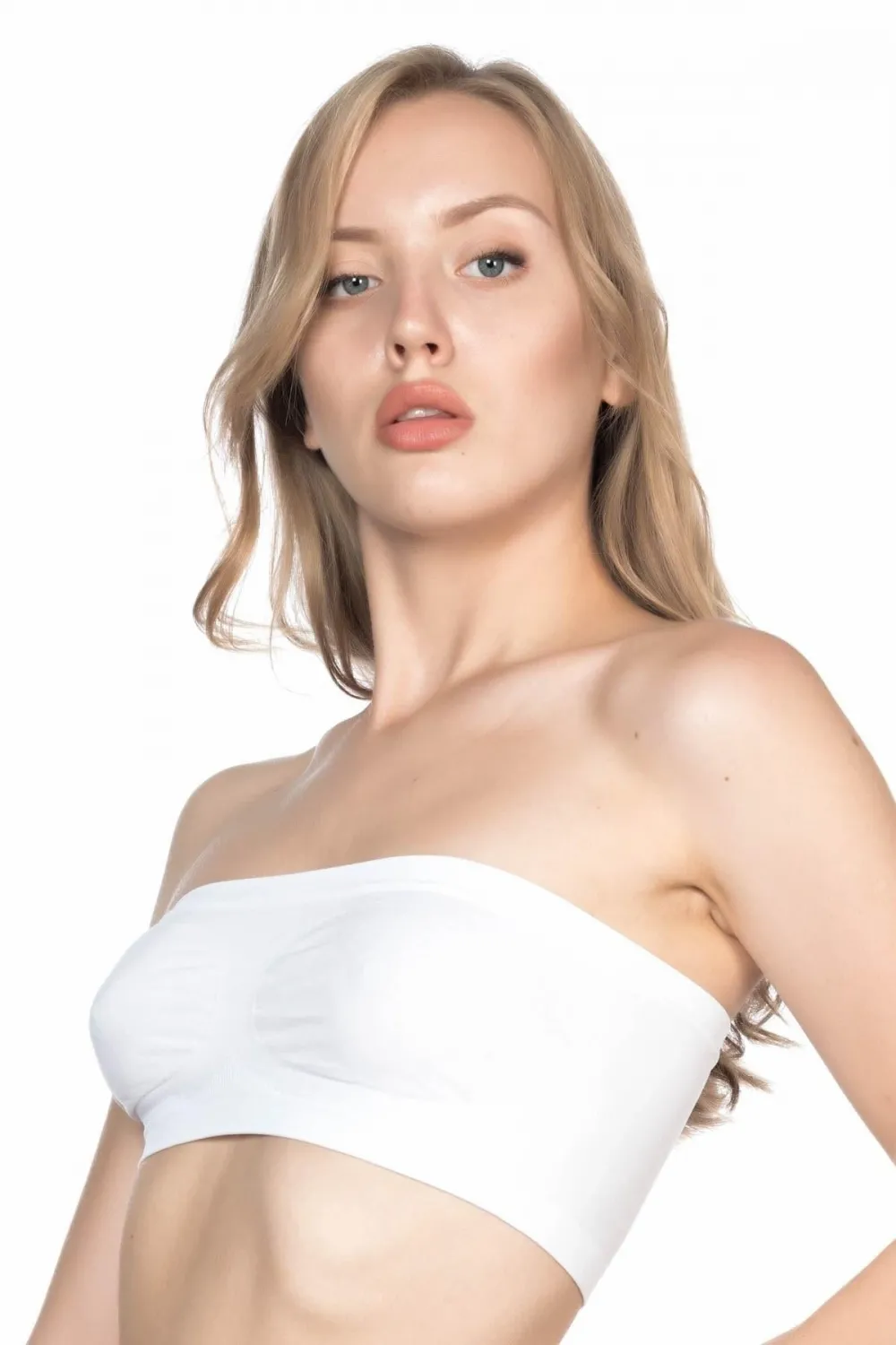 ieg™ BEYAZ MI  4002 Soft Straplez Büstiyer