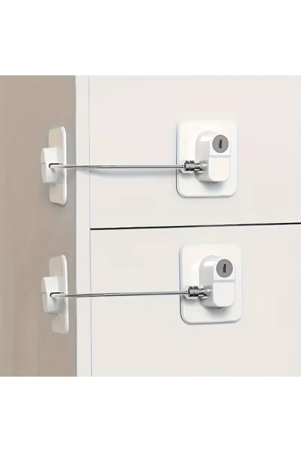 Beyaz Plaka Halatlı Emniyet Kilidi