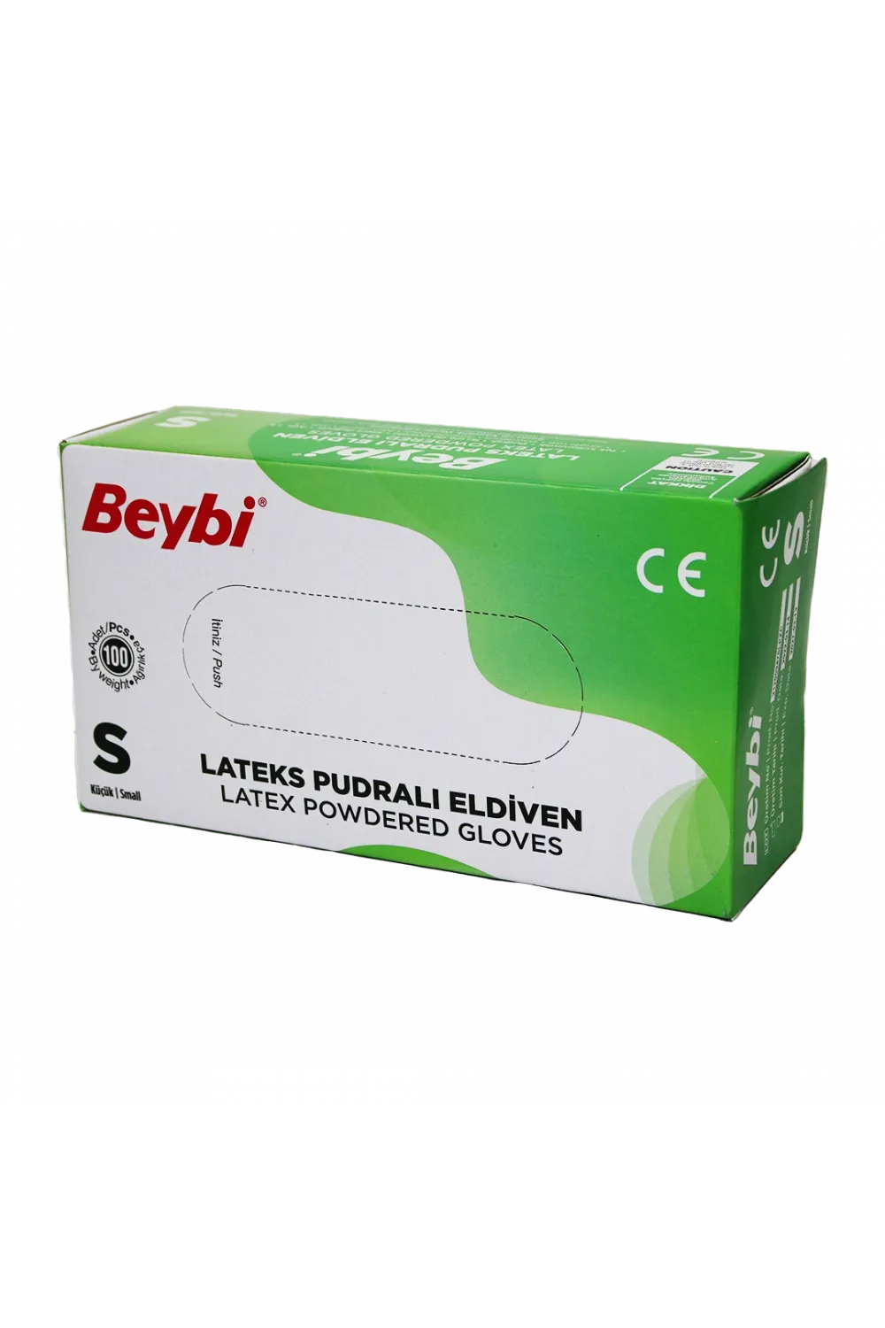Beybi S Pudralı Muayene Eldiveni 100lü