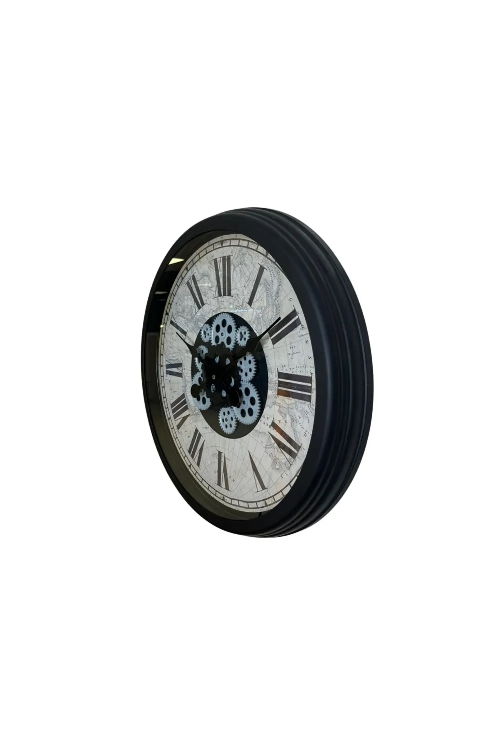 Black Atlas Series 60 Cm Çarklı Duvar Saati