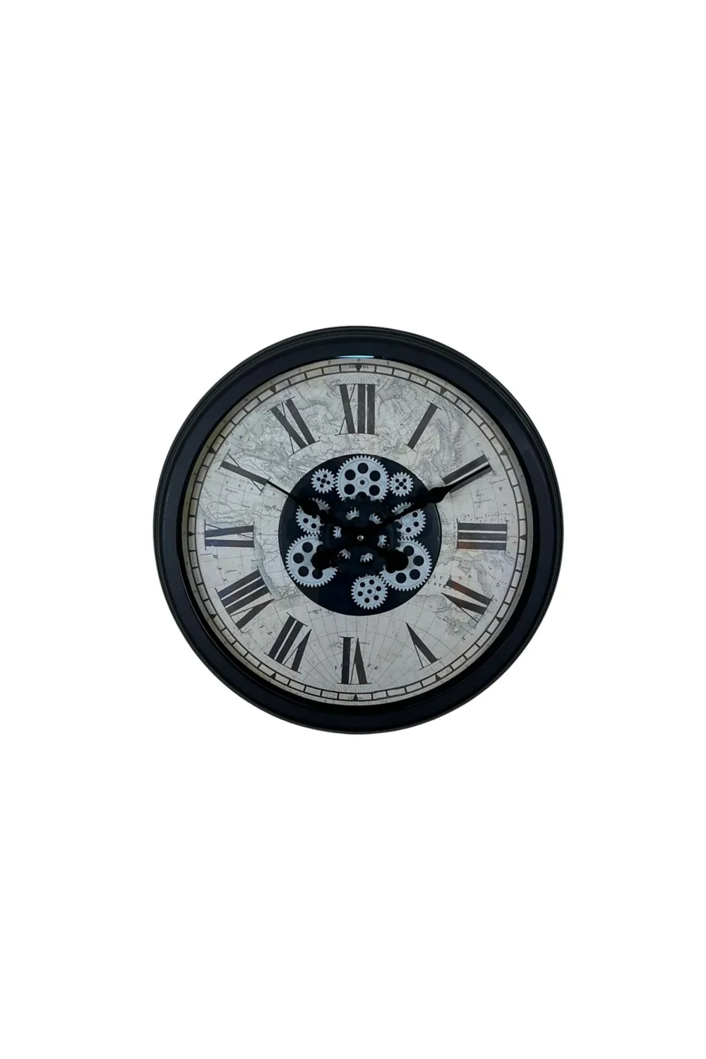 Black Atlas Series 60 Cm Çarklı Duvar Saati