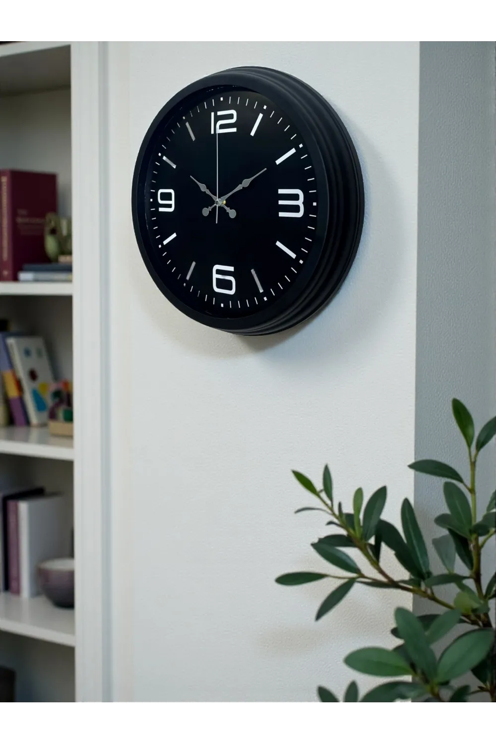 Black Royal Tasarım 40 cm Metal Duvar Saati