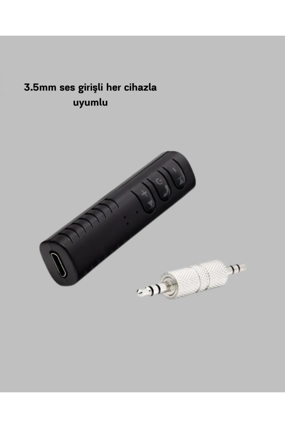 Bluetooth 4.1 Müzik Alıcısı 3.5mm Aux Girişli Mini Kablosuz Adaptör