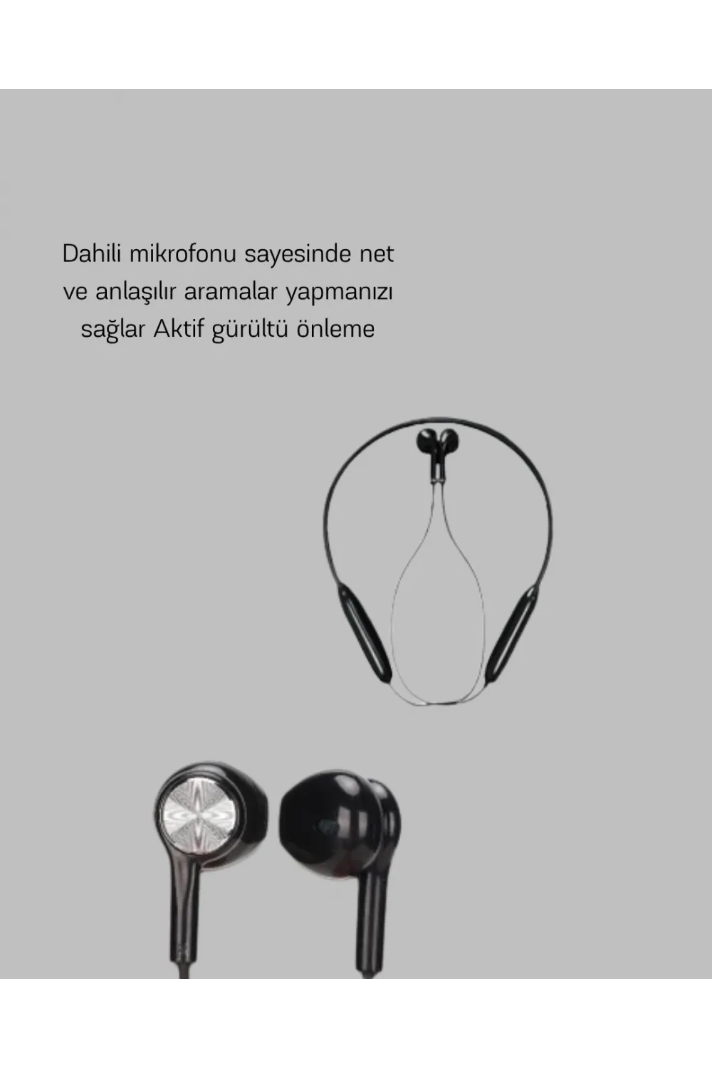 Bluetooth 5.0 Anc Kulaklık – Dokunmatik Kontrol, Kristal Netliğinde Mikrofonlu