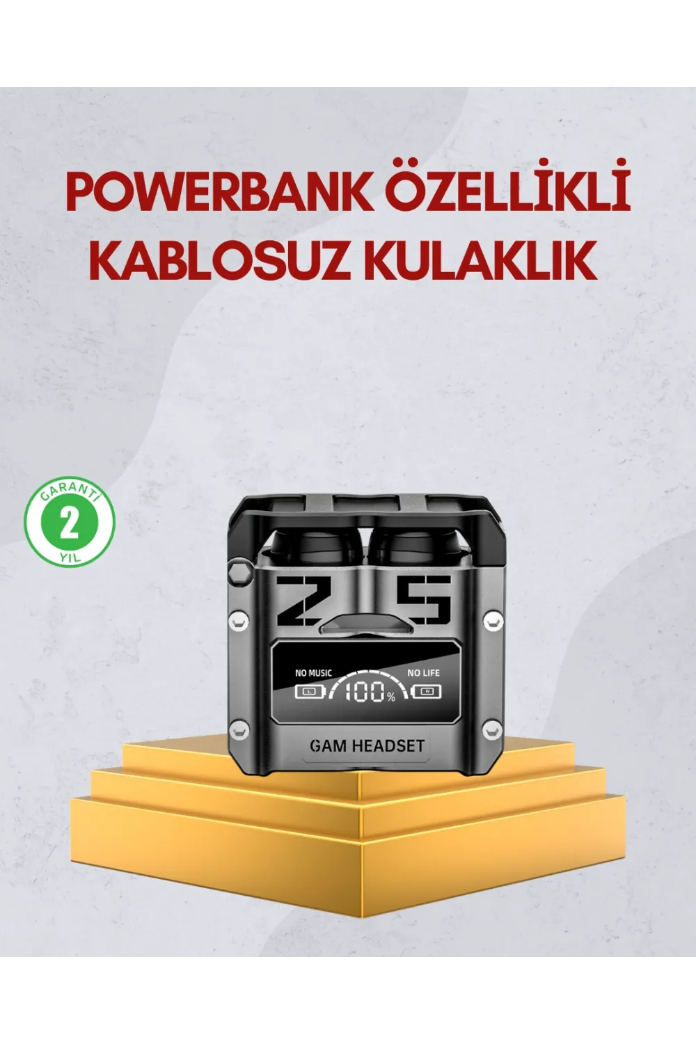 Bluetooth 5.0 Kulak İçi Kulaklık Mikrofonlu Kablosuz Model
