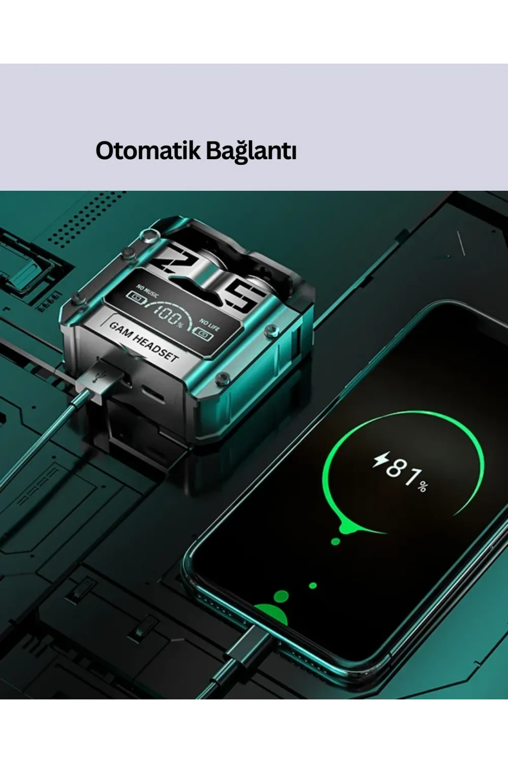 Bluetooth 5.0 Kulak İçi Kulaklık Mikrofonlu Kablosuz Model