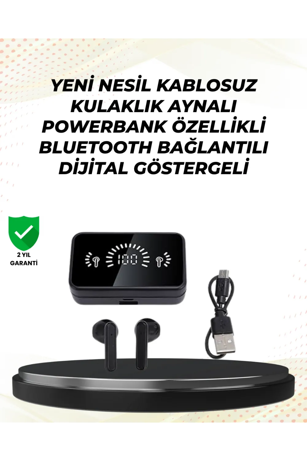 Bluetooth 5.1 Destekli  Bluetooth Kulaklık – Anc Ve Stereo Sesli