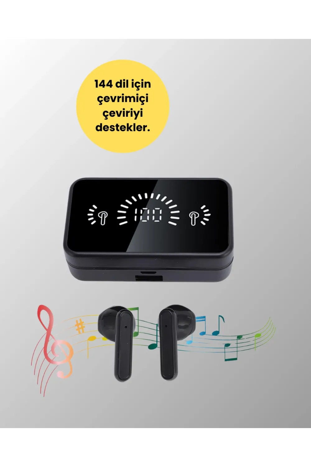Bluetooth 5.1 Destekli  Bluetooth Kulaklık – Anc Ve Stereo Sesli
