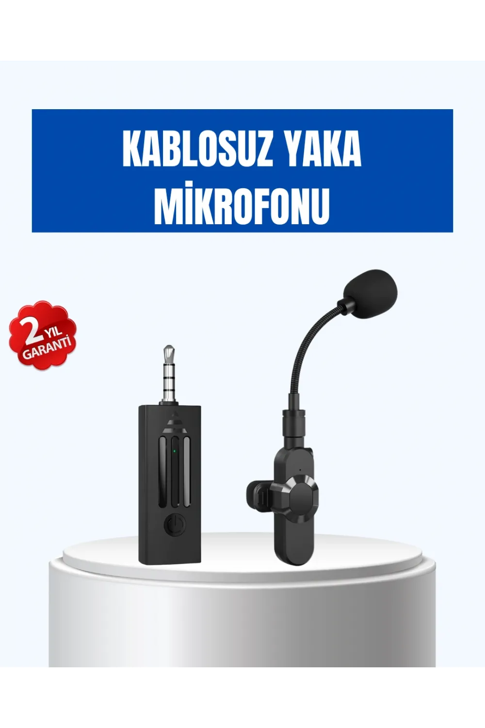 Bluetooth 5.2 Destekli Gürültü Önleyici Kablosuz Mikrofon