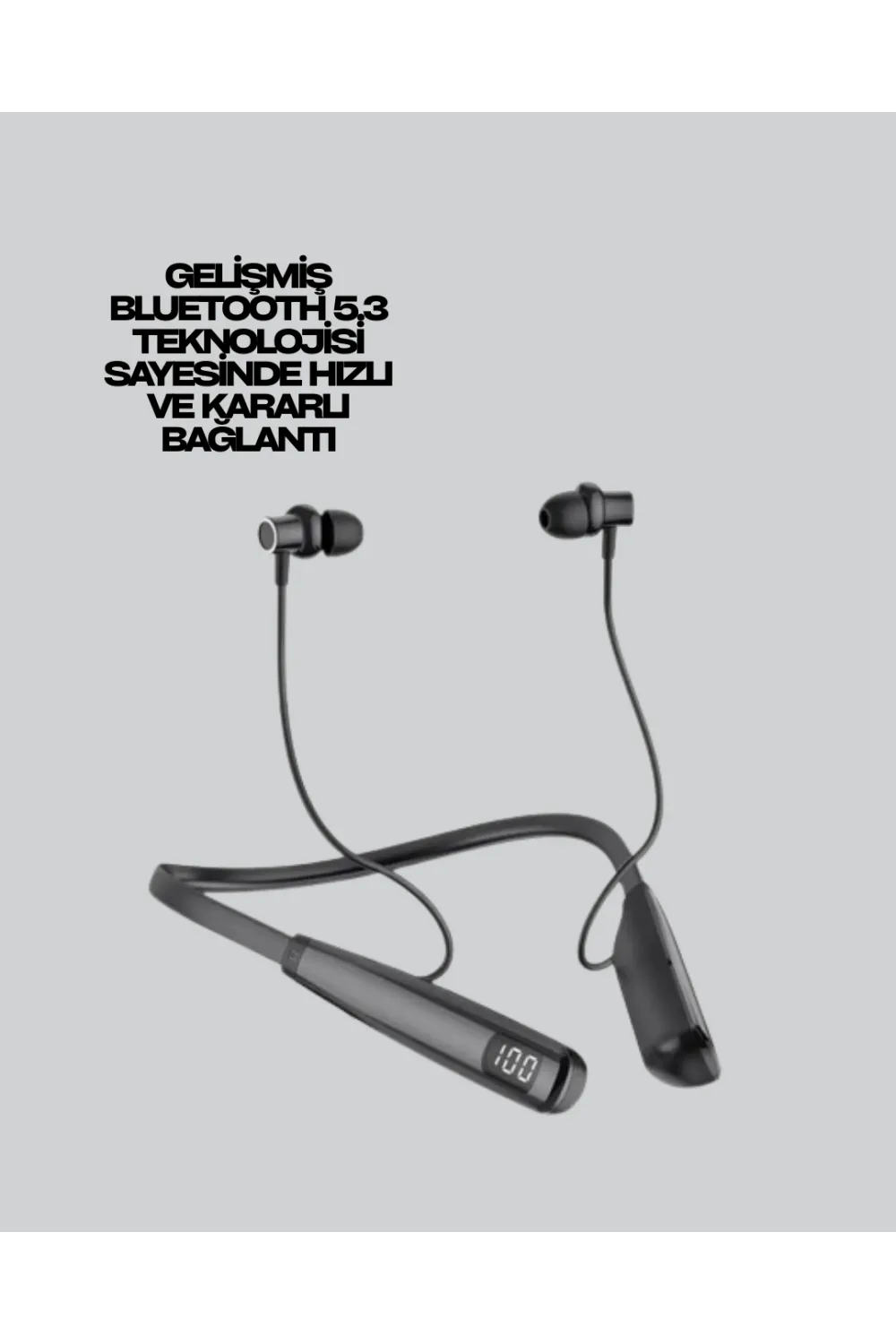 Bluetooth 5.3 Boyun Bantlı Kulaklık – Oyun Ve Müzik Modu, Sd Kart Desteği