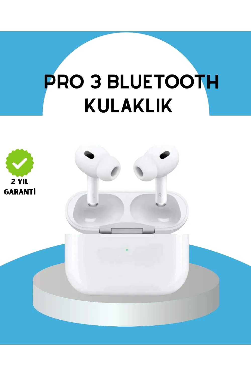 Bluetooth 5.3 Kablosuz Kulaklık – Gürültü Engelleyici, 24 Saat Pil Süreli