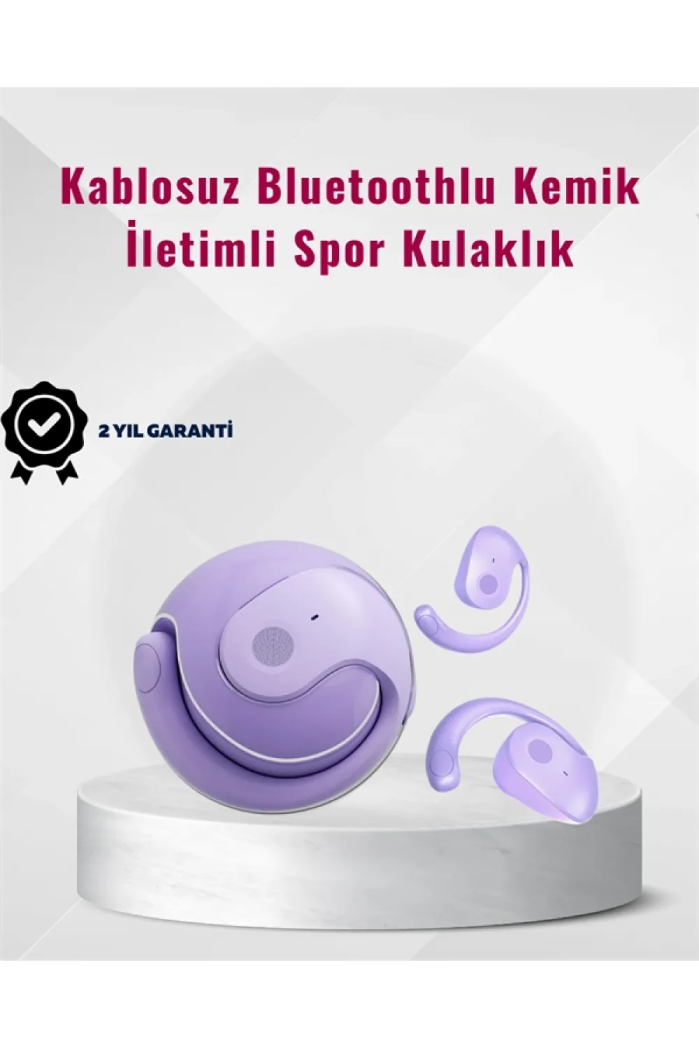 Bluetooth 5.3 Teknolojili Kablosuz Kemik İletimli Spor Kulaklık