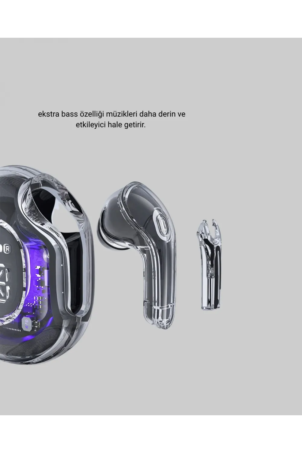 Bluetooth 5.3 Tws Kulaklık Gürültü Engelleyici Üçlü Mikrofonlu Ergonomik Tasarım