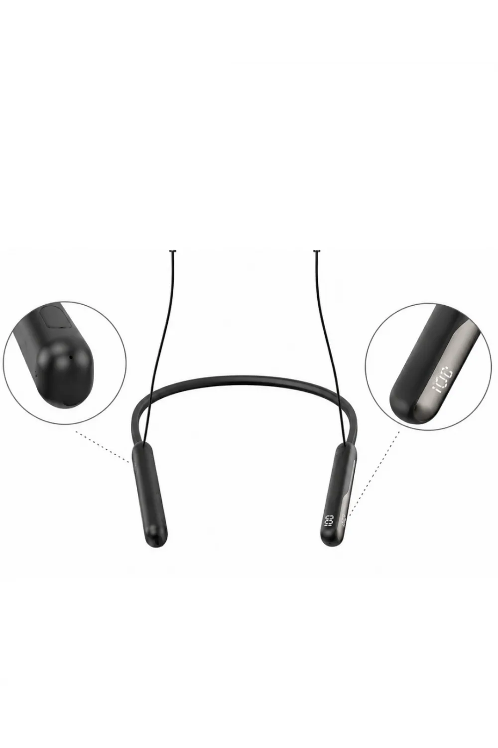 Bluetooth 5.4 Boyun Askılı Kulaklık Manyetik Kulaklıklı Type C Şarjlı