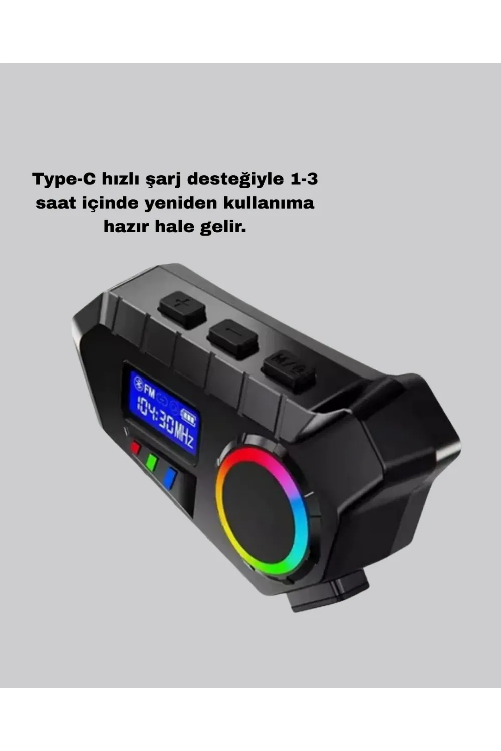 Bluetooth 5.4 İntercom Ve Alarmlı Disk Kilidi Seti Güçlü Ses Ve Güvenlik