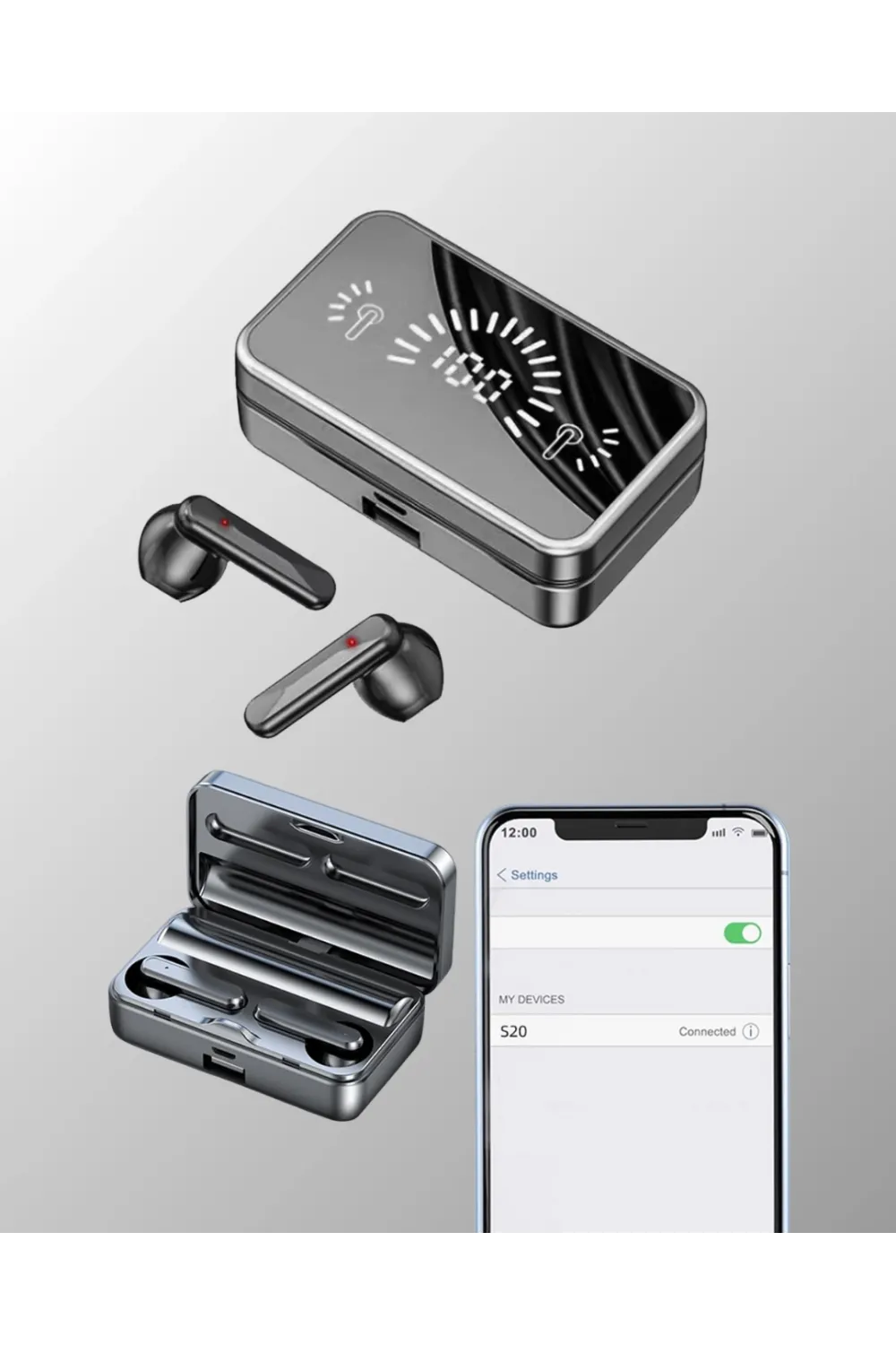 Bluetooth 5.4 Kablosuz Kulaklık – Gürültü Engelleme Ve Dokunmatik Kontrol