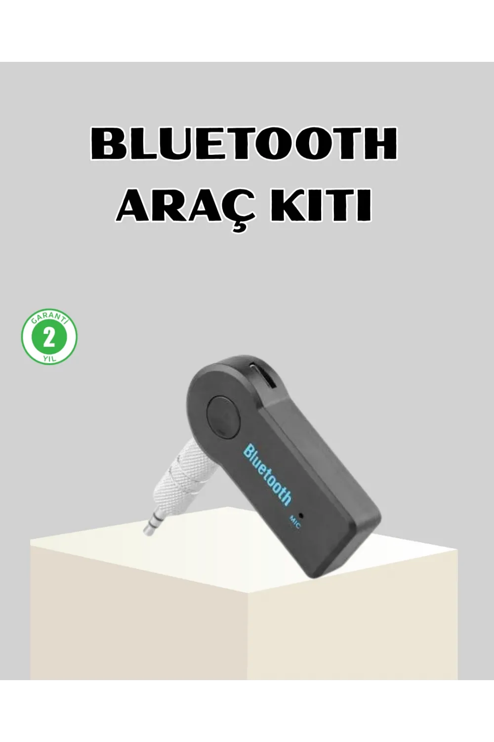 Bluetooth Araç Kiti Aux Mp3 Çalar Kablosuz Eller Serbest Cihaz