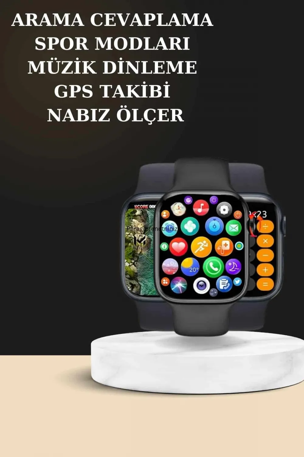 Bluetooth Bağlantılı Kablosuz Kulaklık Ve Yeni Nesil Akıllı Saat 5.0 Bluetooth