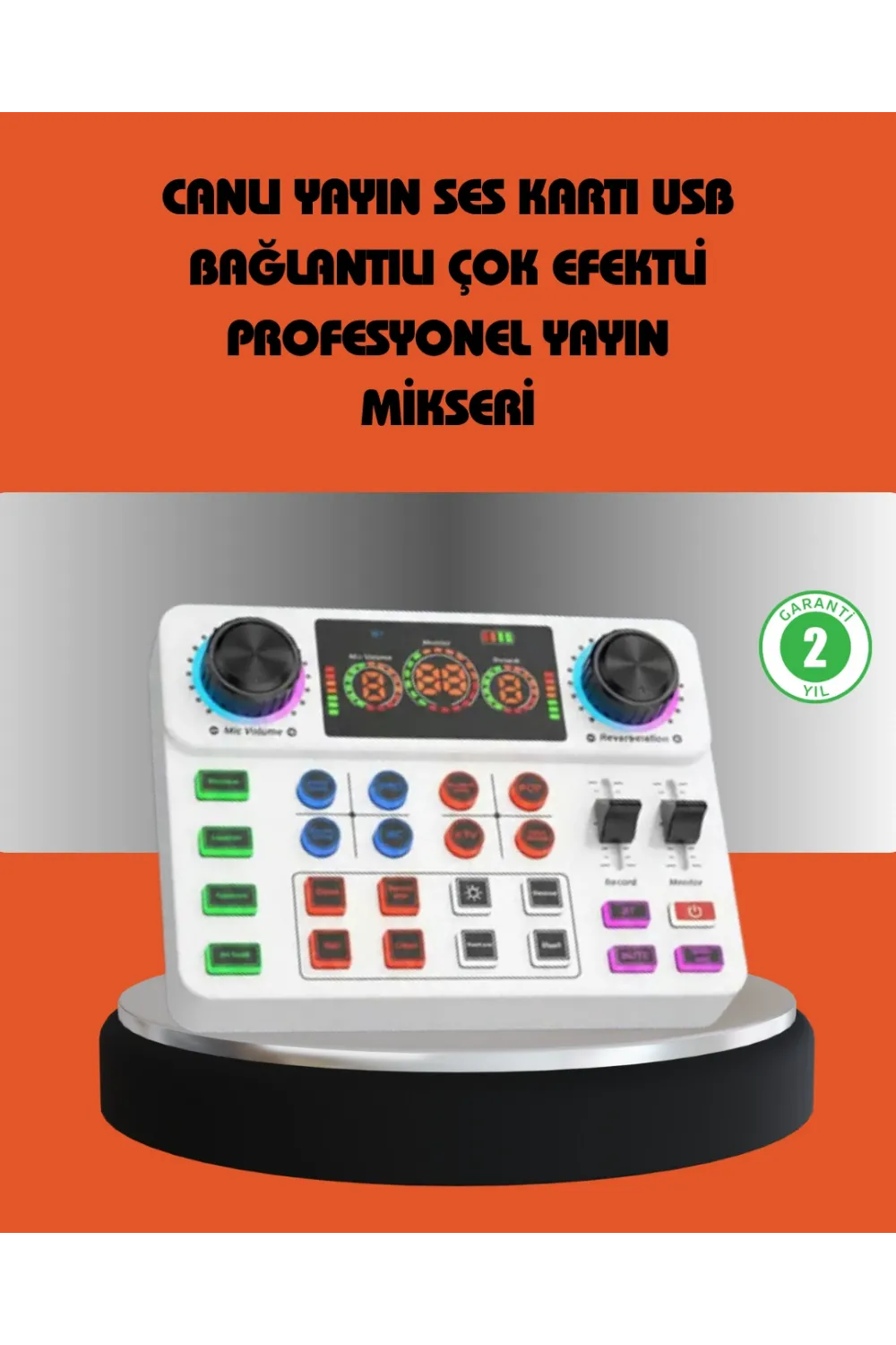 Bluetooth Bağlantılı Karaoke Ve Yayın Ses Kontrol Ünitesi