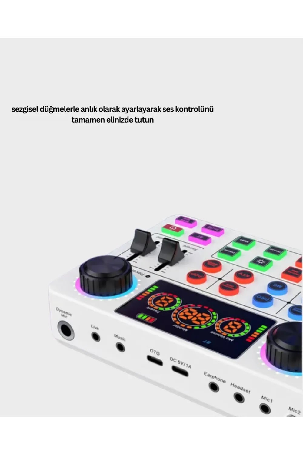 Bluetooth Bağlantılı Karaoke Ve Yayın Ses Kontrol Ünitesi