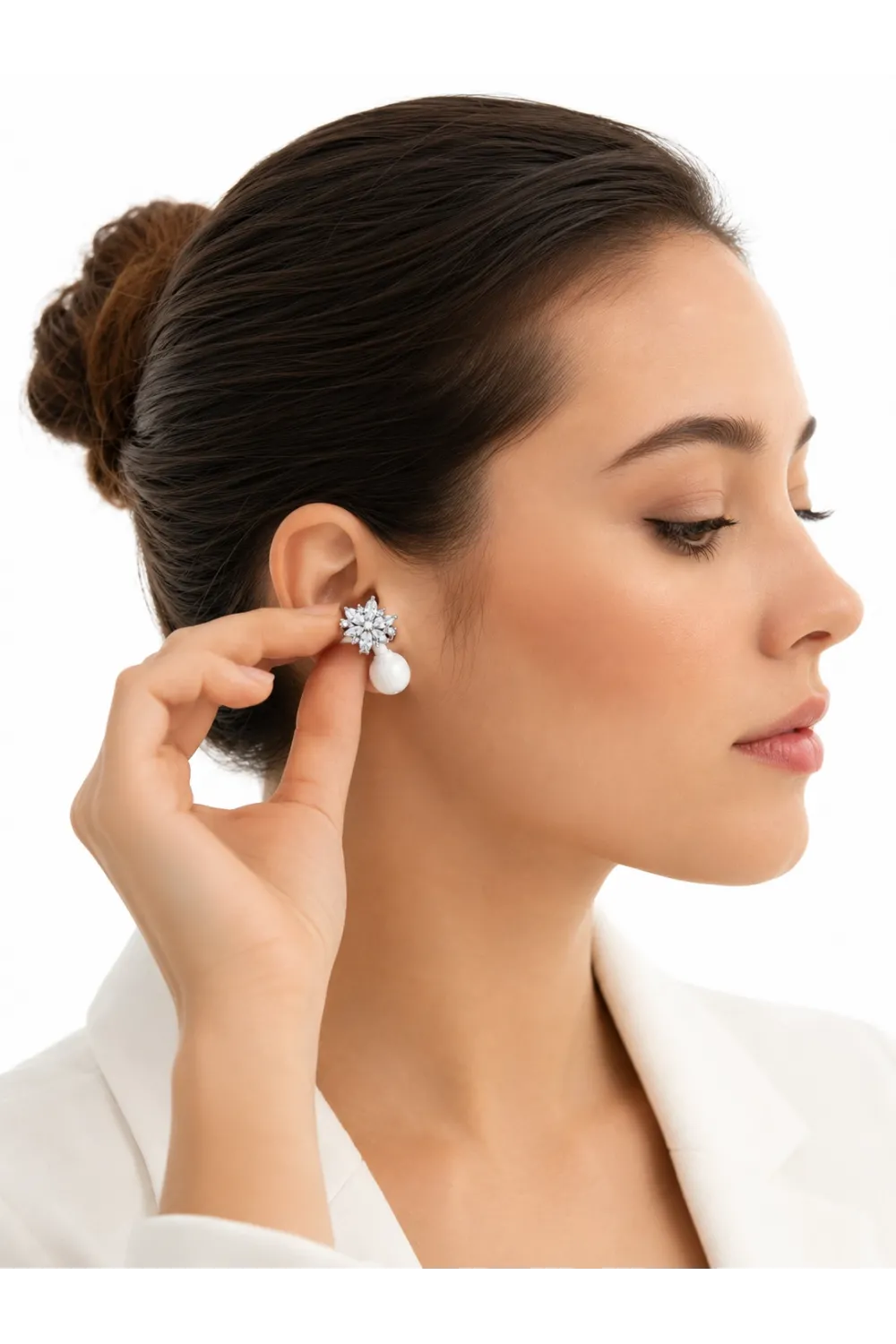 Bluetooth Bağlantılı Küpeli Kablosuz Kulaklık Uzun Pil Ömrü