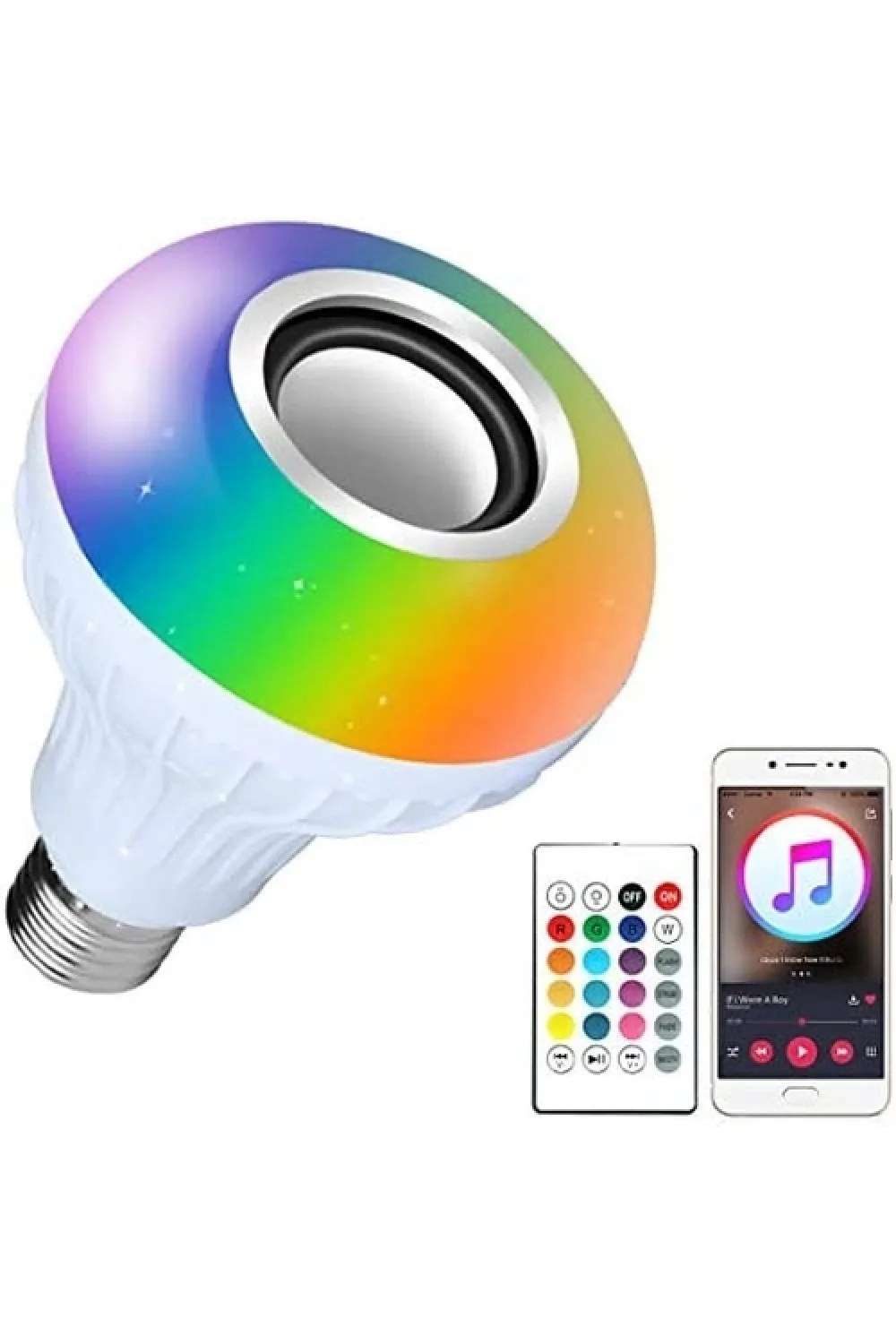 Bluetooth Hoparlör Akıllı Led Ampul Lamba