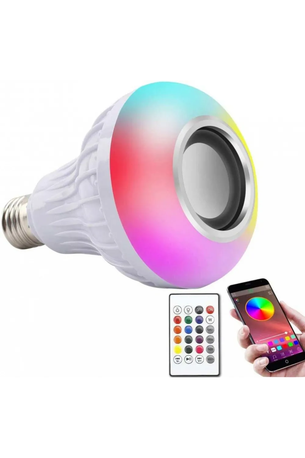 Bluetooth Hoparlör Akıllı Led Ampul Lamba