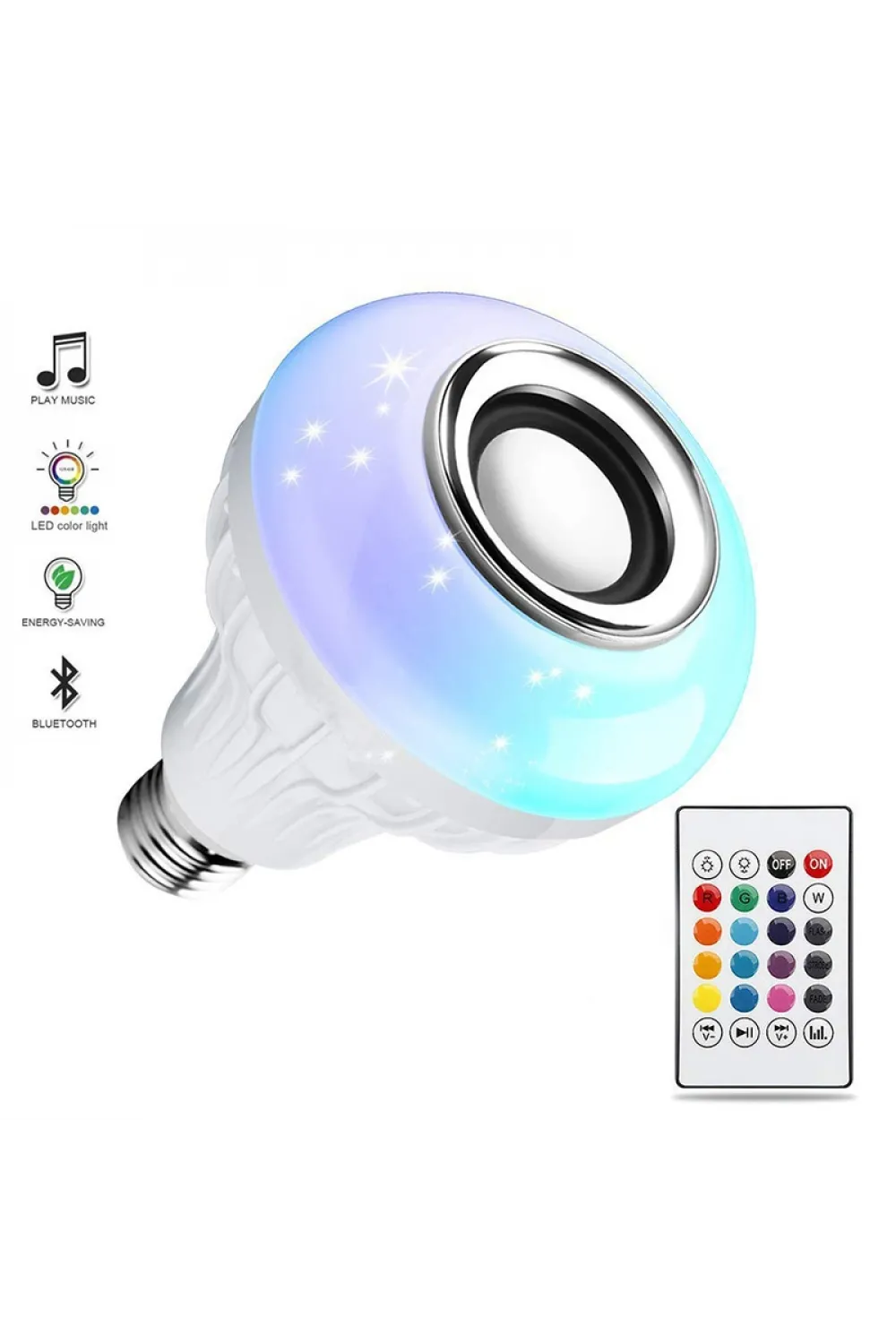 Bluetooth Hoparlör Akıllı Led Ampul Lamba