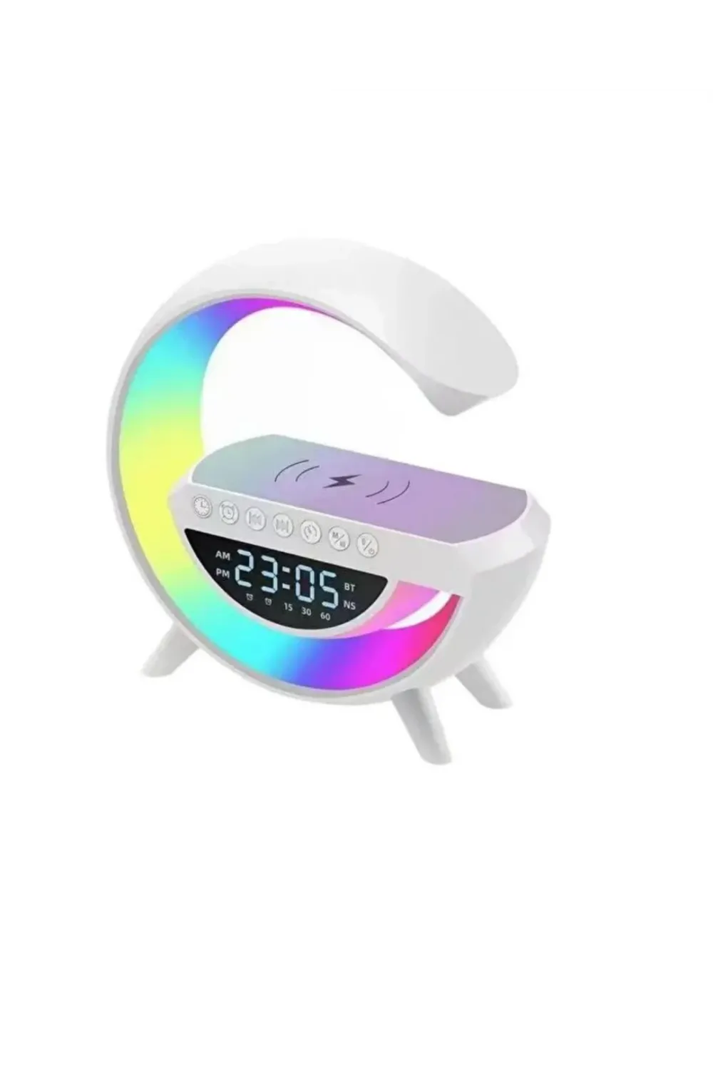 Bluetooth Hoparlör Rgb Aydınlatmalı Usb Tf Kart Fm Özellikli