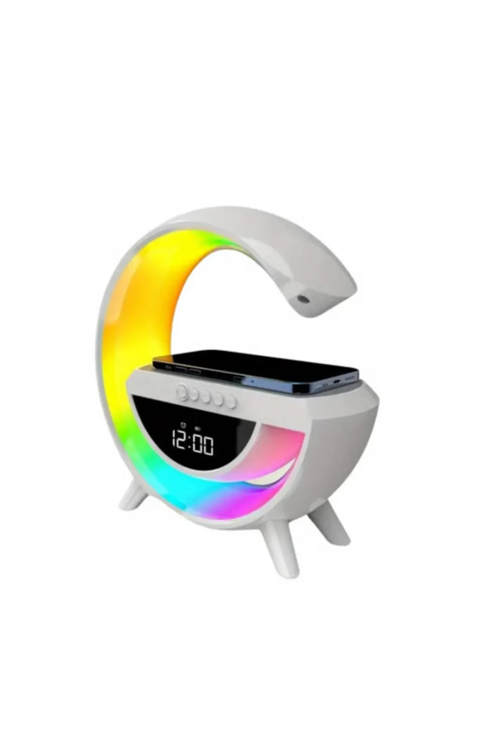 Bluetooth Hoparlör Rgb Aydınlatmalı Usb Tf Kart Fm Özellikli